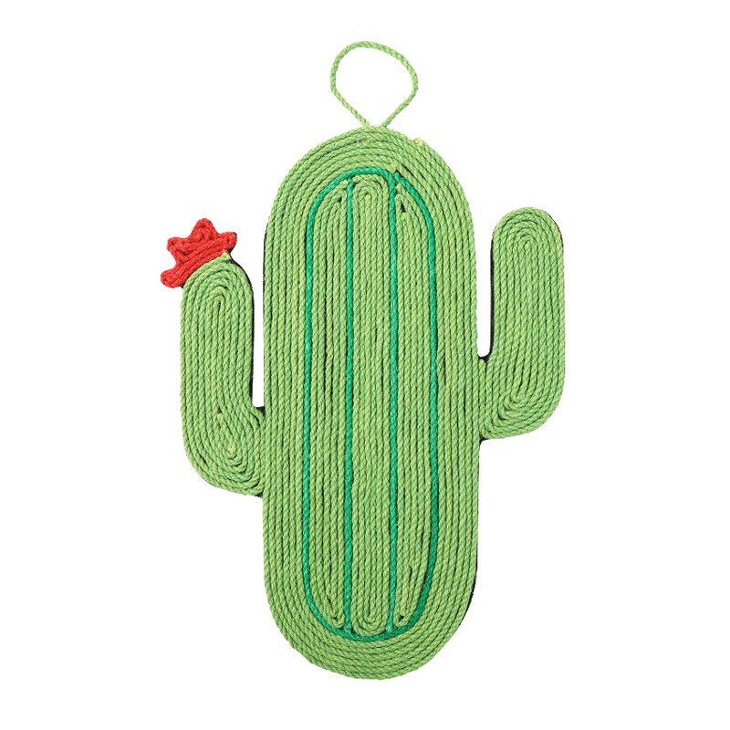 Cat Paw Pad Cat Scratching Mat Cat Sisal Paw Pad Cactus Kitten Scratcher Board Moisture-proof Scratcher Cushion