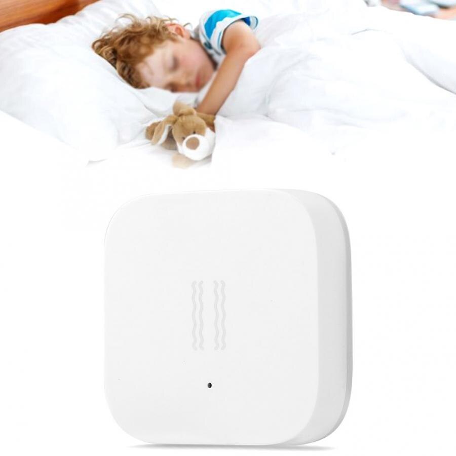 Smart Vibration Sensor ZigBee Shock Sensor for Home Safety White Vibration Sensor White