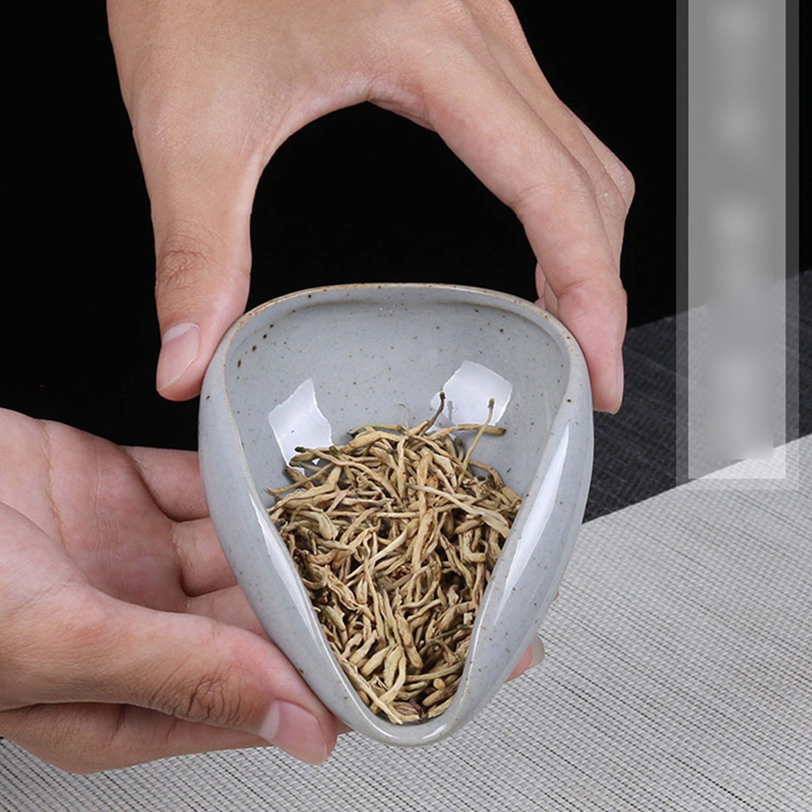 Waga Pojemniki na ziarna kawy Kubek dozujący ziarna kawy Narzędzia baristy Praktyczna ceramiczna pojedyncza taca dozująca robić kawiarni Dom gabinet