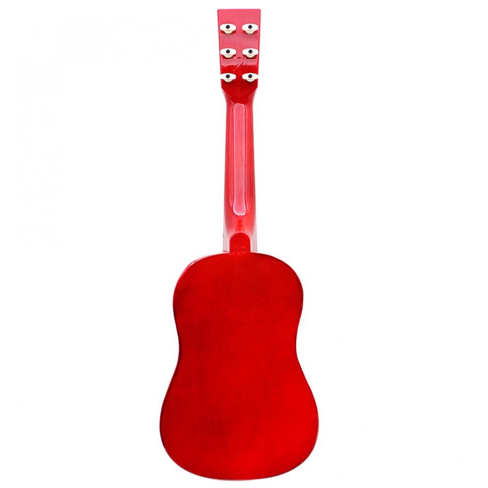 23 tommer unisex basswood akustisk guitar træfarvet 6- strenget musikinstrument med guitarstik og streng