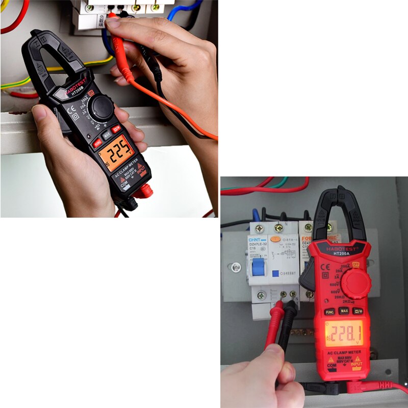Voltage Current Clamp Meter Digital High Precision Multimeter Electrical Megger Tester Readings Are Accurate Precise Measurement