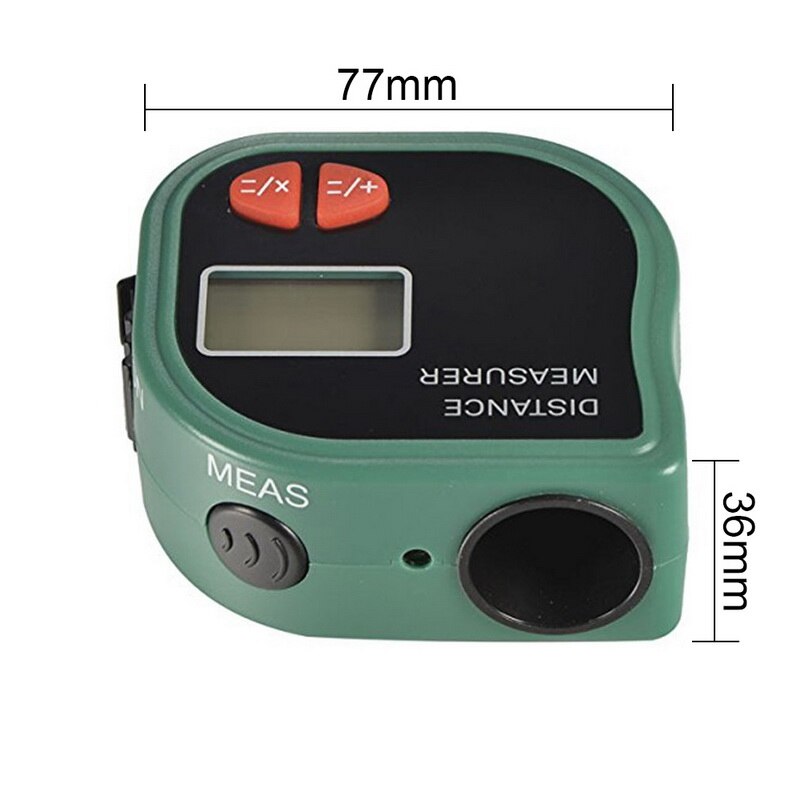 Afstand Meter 40 Khz Ultrasone Afstandsmeter Draagbare Afstandsmeter Met 1M Zachte Meetlint 0.55-18.288M/50-18M
