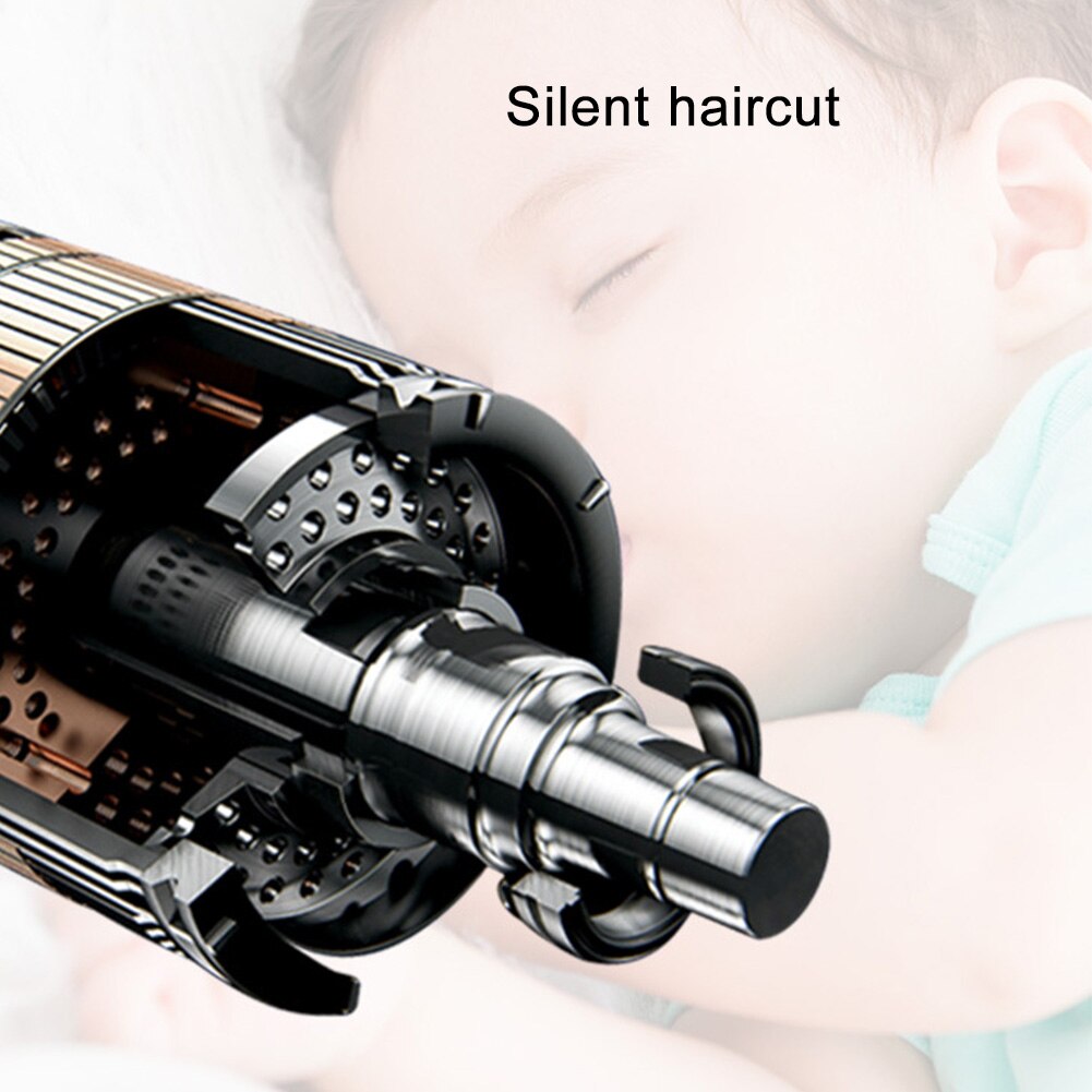 Barber Baby Hair Clipper Toddler Haircut Cordless Silent Cutting Low Noise Hairdressing Tool Shaver Electric Waterproof Portable