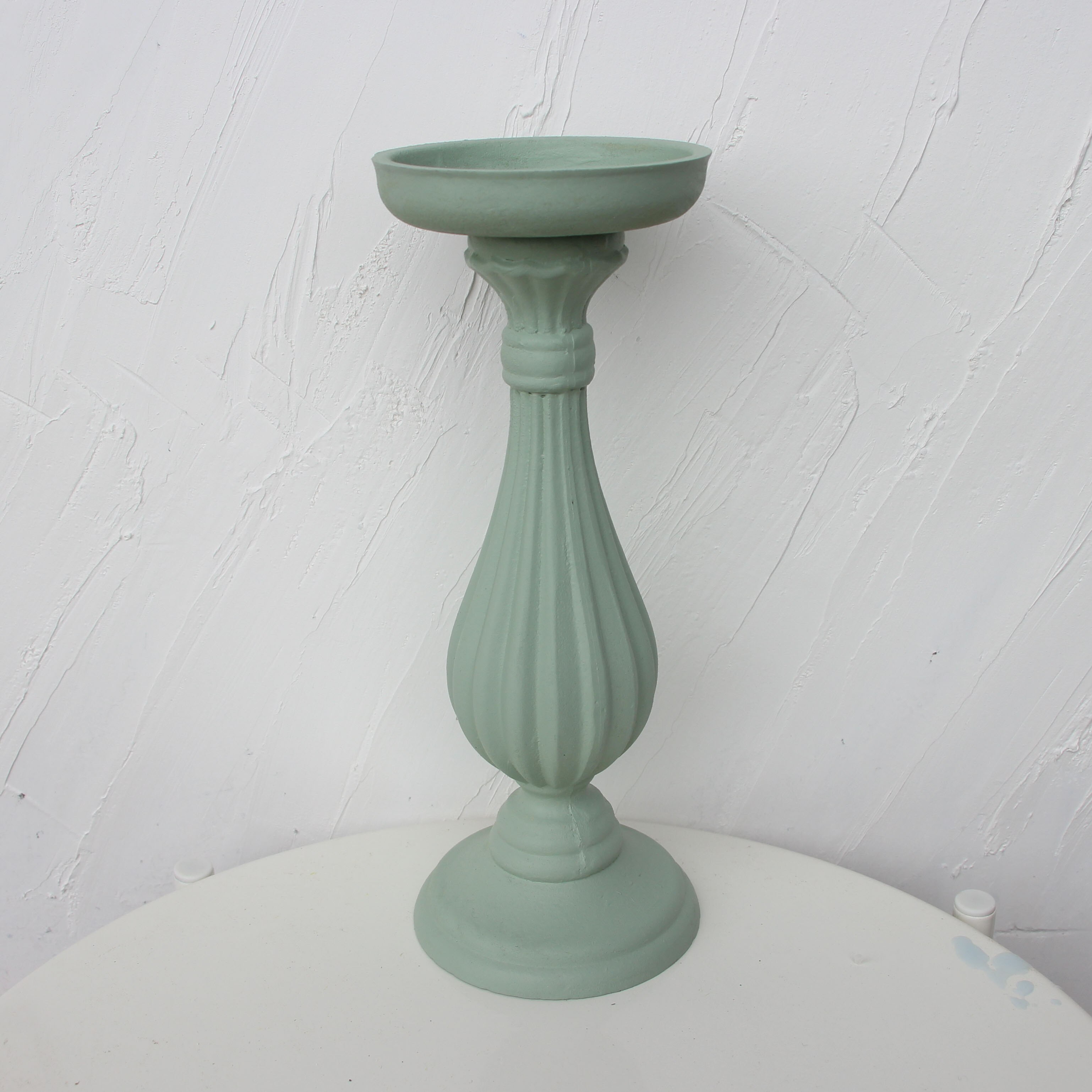 Wit Kandelaar Houten Creatieve Kandelaar Lade Kaarshouder Handgemaakte Tafel Desktop Decoratie Rustieke Bruiloft Decor: M / green