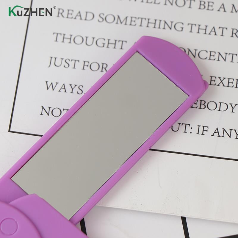 Folding Hair Brush Travel Hair Comb Portable Fold Hair Brush Mirror Compact Pocket Size Purse Travel Comb