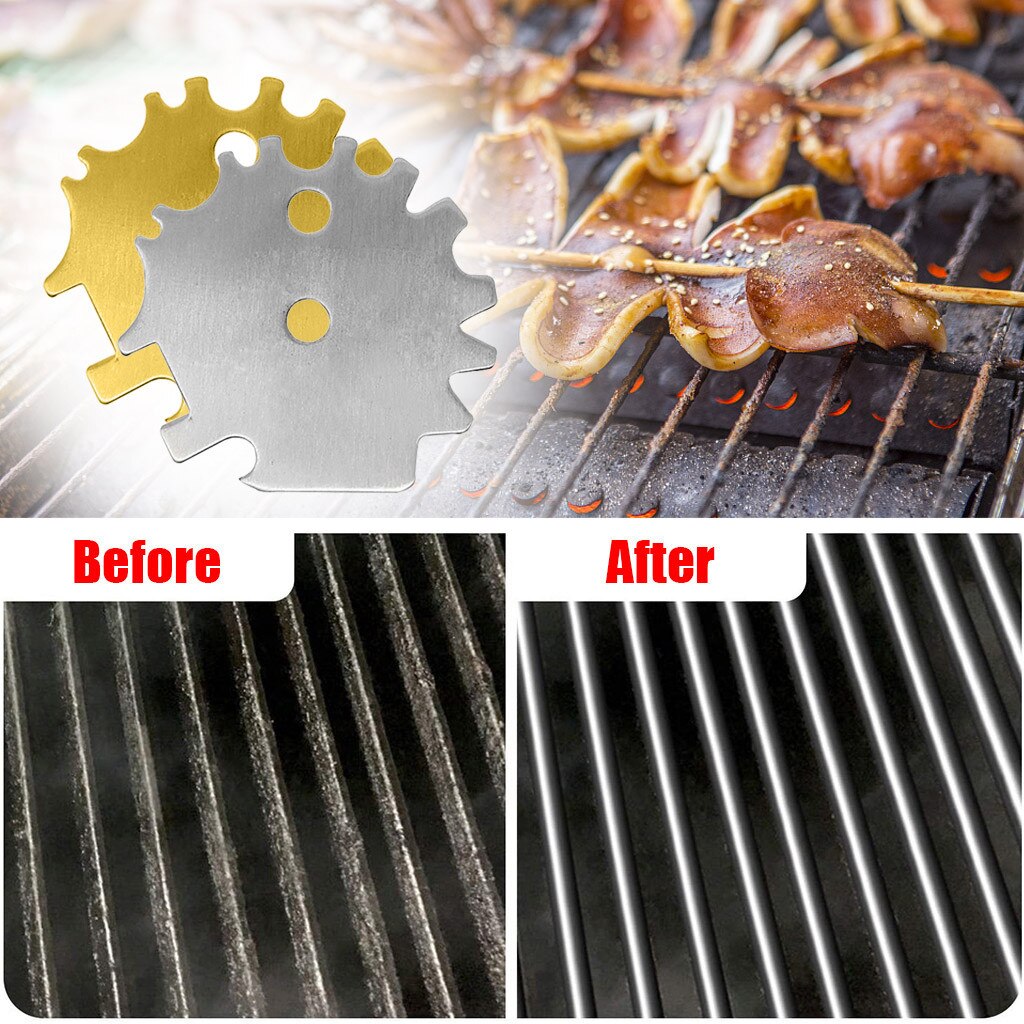Multifunction Barbecue Cleaning Tool Stainless Steel Cleaning Blade