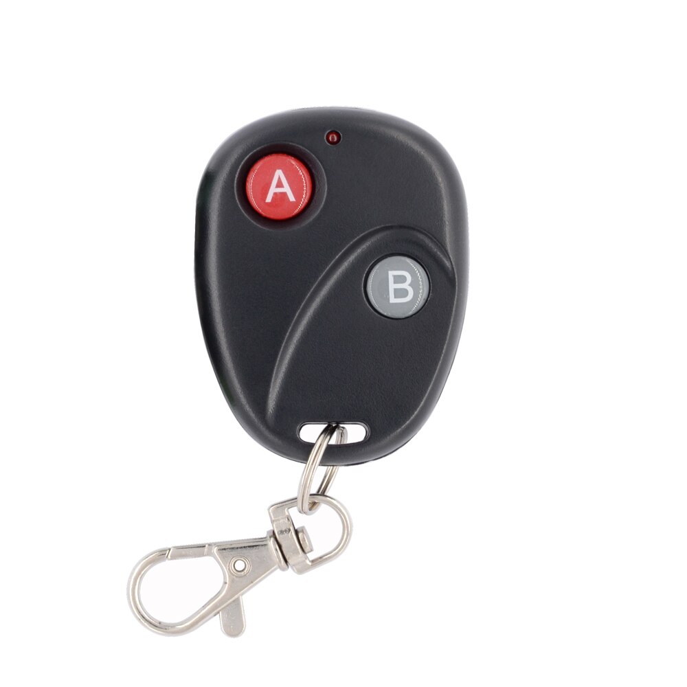 AC 110V 220V 10A Relay Wireless Remote Control Switch Wireless Receiver RF Black Transmitter For Hall Bedroom Lights Lamp ON OFF: 1 remote only