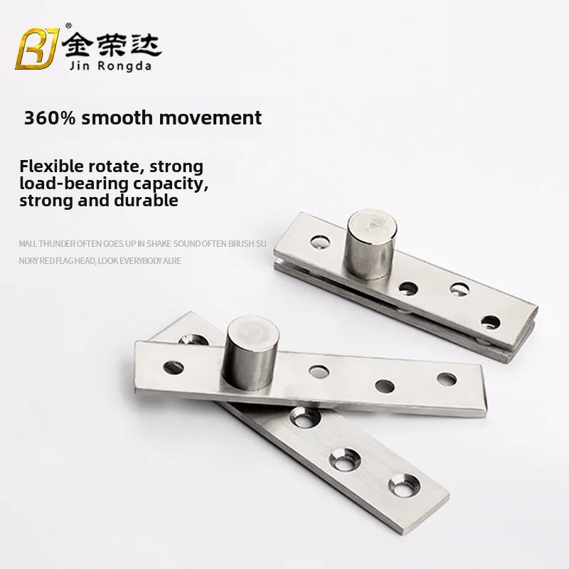 Stainless Steel 360 Degree Rotating Hinge Wooden Door Upper And Lower Hinge Earth Hinge Positioner Invisible Dark Secret Door Hi