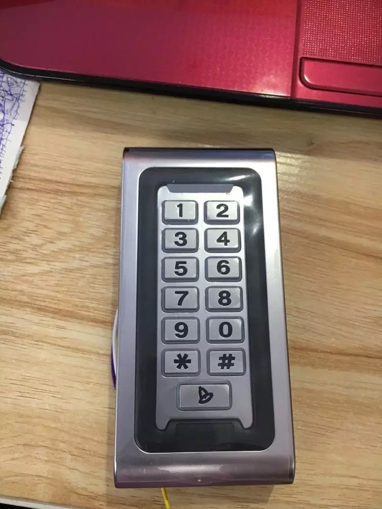 Waterproof Heavy Metal Standalone 125KHZ RFID Reader & Keypad Pin code Door gate lock opener Access Control Metal Keypad Case