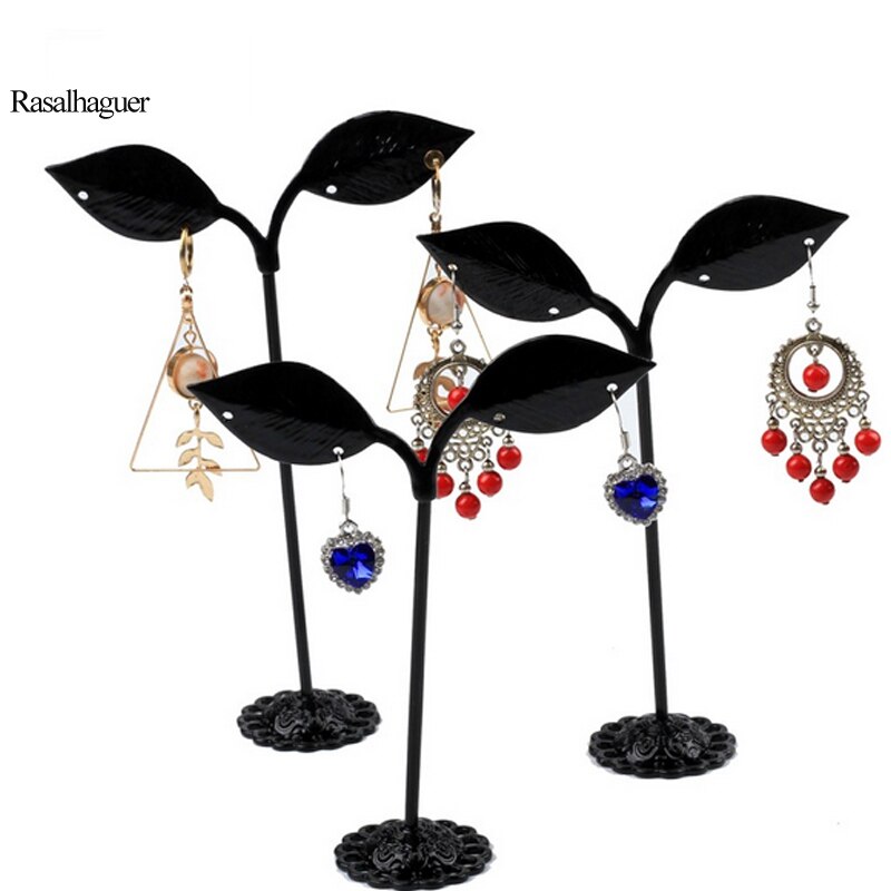 Silver Colors 3 pcs/Lot Jewelry Display Metal Earring Holder Display Crystal Jewelry Earring Display Stand 4 Options