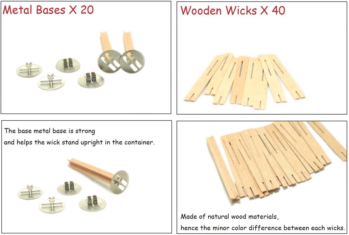 20 stk 5 tommers kryss tre lys stearinlys tre lys kjerne for diy stearinlys forsyning soya parffin voks