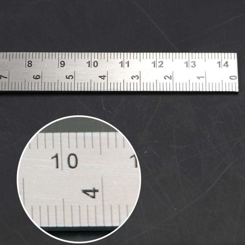 Règle en acier inoxydable de | 15cm règle Double face, levier de levier, directe 2jul5