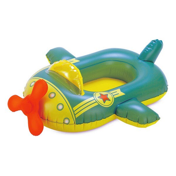 Opblaasbare Boot Vliegtuig Groen Geel (94X79X32 Cm)