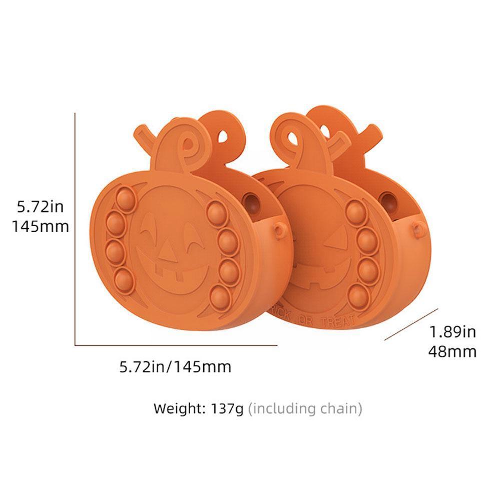 Neue Halloween Kürbis Popet Große Fingerspitze Reliver Dimmer Dekompression Handtasche Simpl Geschoben Anti-betonen Spielzeug Blasen Art J2o1