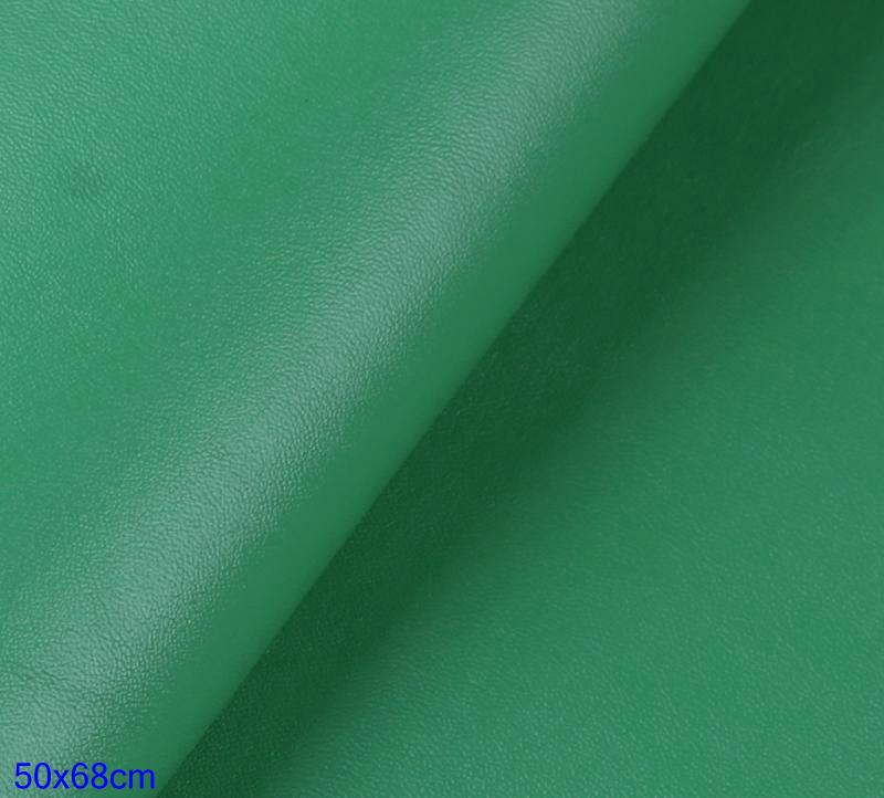 50 x 68cm imitert pu lær stoff øko lær møbler materiale bil napa vinyl lær skinn møbel stol møbelstoff stoff: 19 gressgrønne