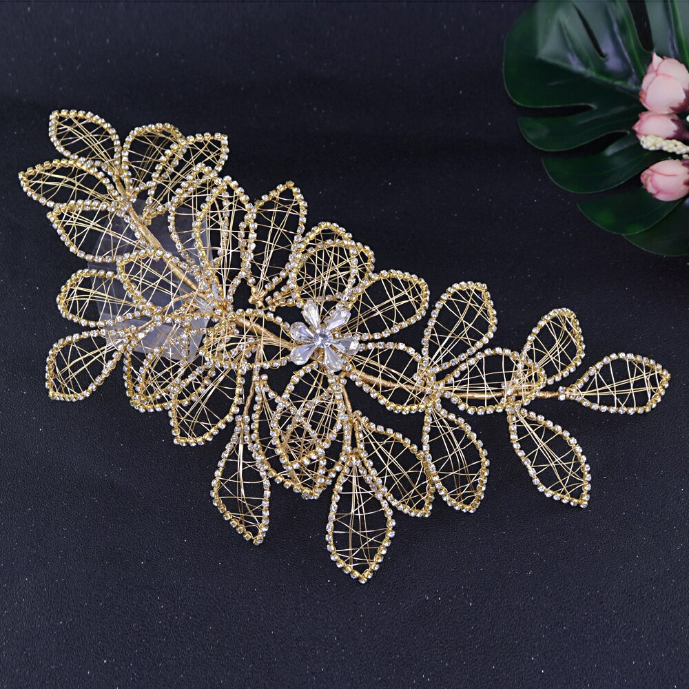 Trixy SH256-G ouro diamante cinto strass cinto cintilante para vestidos de casamento cinto champanhe ouro das mulheres ouro frisado cinto