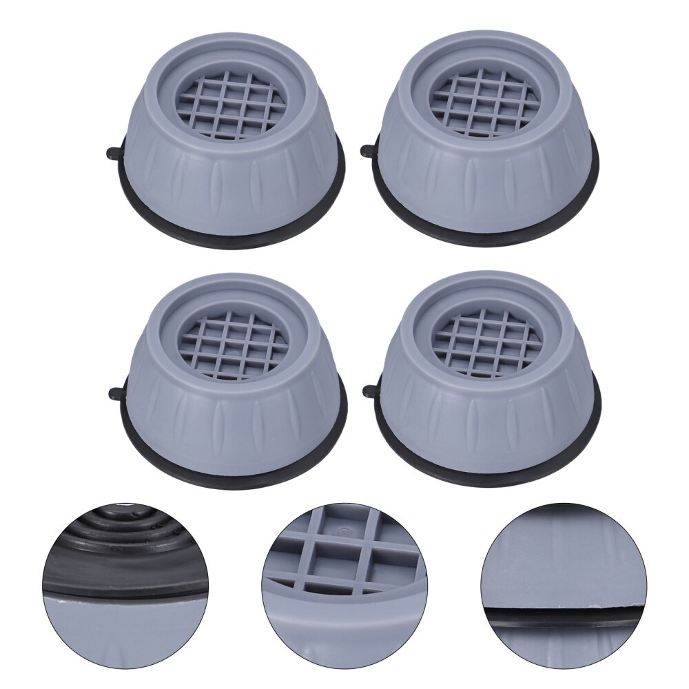 4pcs Household Furniture Pad Anti-skid Pad Washing Machine Anti Vibration Pad: Default Title