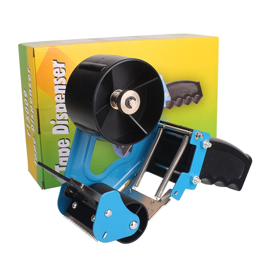 Handheld Tape Cutter 6cm Width Carton Sealer Ergonomic Packing Tape Dispenser for , Moving, Carton and Box Sealing