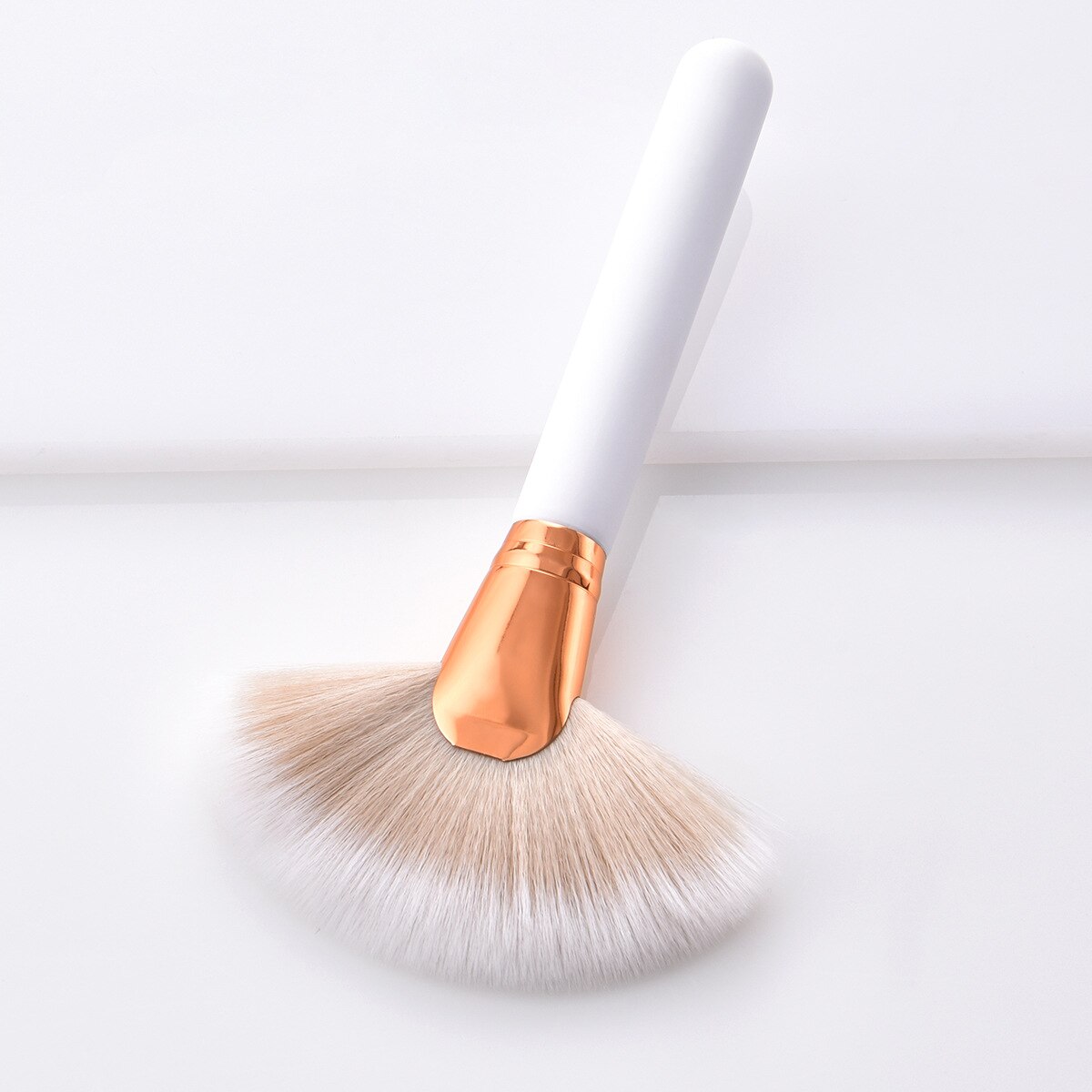 1/7/10/15 stuks make-upkwastenset cosmetische poeder foundation oogschaduw eyeliner kwastenset make-upkwasten: 1pc ventilatorborstel groot