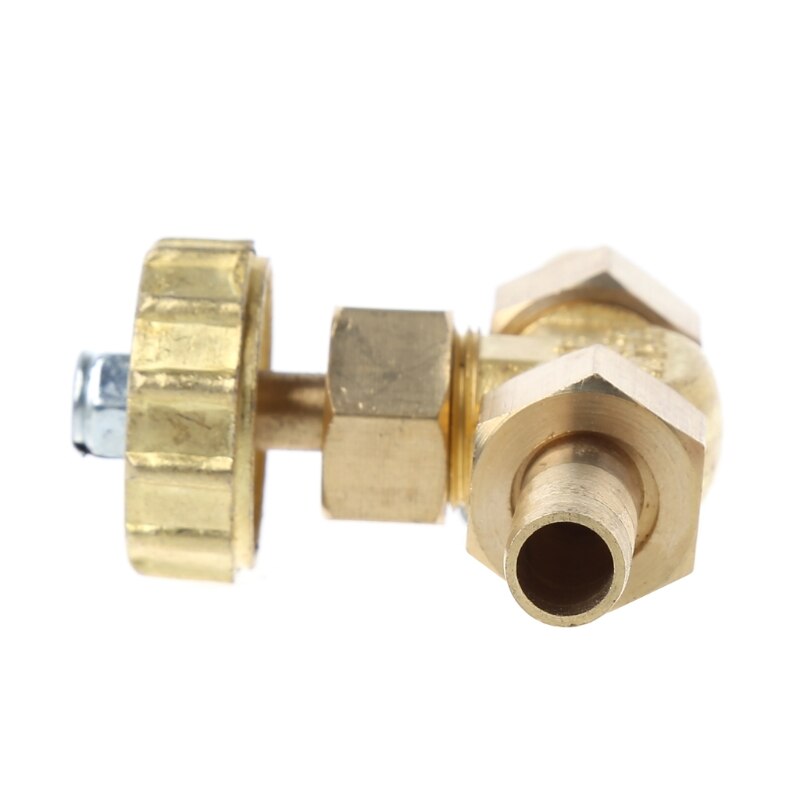 Elleboog Messing Naaldventiel 8mm Propaan Butaangas Richter Prikkeldraad Aansluitingen 1 Mpa