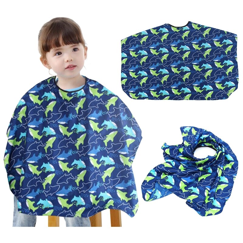 Dolfijn Kind Salon Kapper Kapper Kappers Haar Knippen Gown Cape