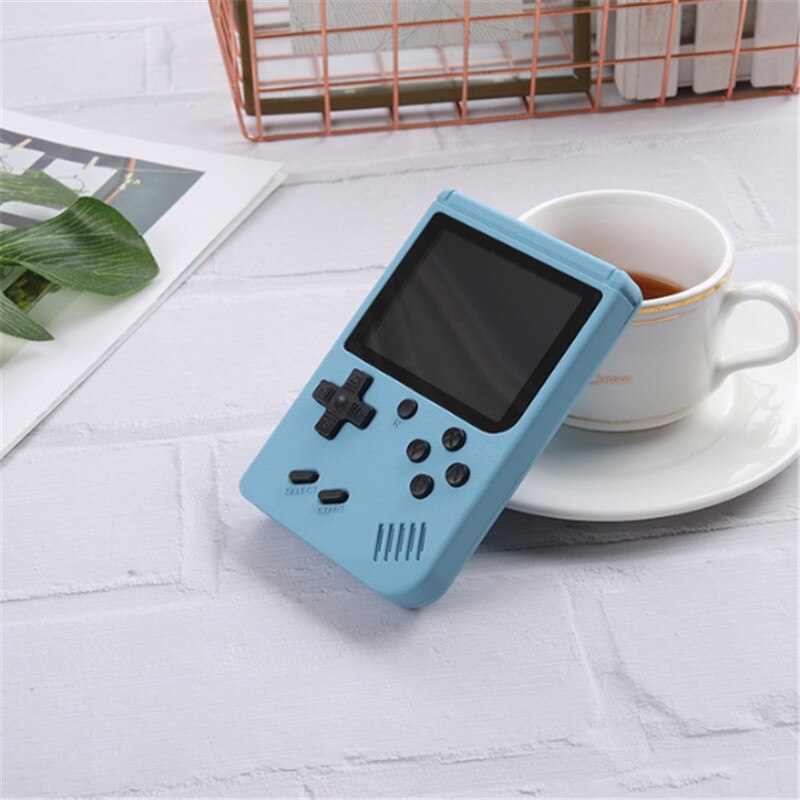 Console per videogiochi portatile retrò lettore di giochi portatile da 3.0 pollici incorporato 500 giochi classici Mini Gamepad tascabile per regalo per bambini: 500 Blue