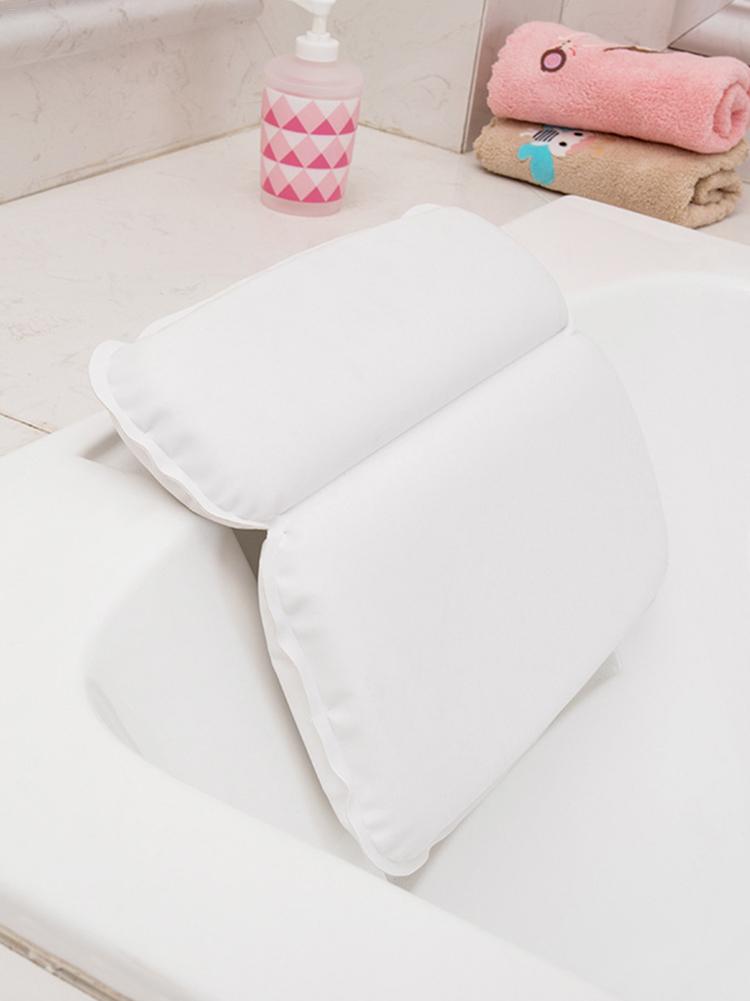 Badepude med sugekopper nakkepude til badet spabad med eksfolierende padswellness guide ideel badepude