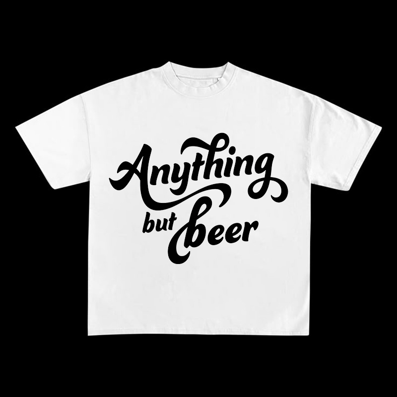 Amerikanische Modemarke Baumwolle Buchstabenmuster übergroßes lässiges Kurzarm-T-Shirt Rundhals halbärmeliges Y2K-Spitzen T-Shirt: S / Weiß