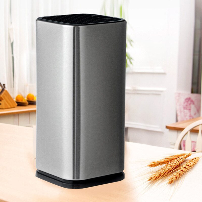 Kinfe Halter 8 "Edelstahl Messer Storage Box Halter Küche Utensil Rack Block Organizer Küche Messer Blöcke Zubehör: Default Title