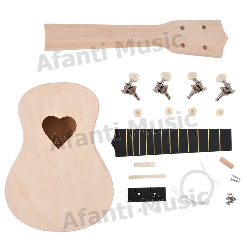 SUPVOX 1 Unidades 21 Ukelele Kit De Construcción Clásica Guitarra Acústica Hawaii Ukelele Kit Diy Guitarra Principiante Acusticas Para Adultos