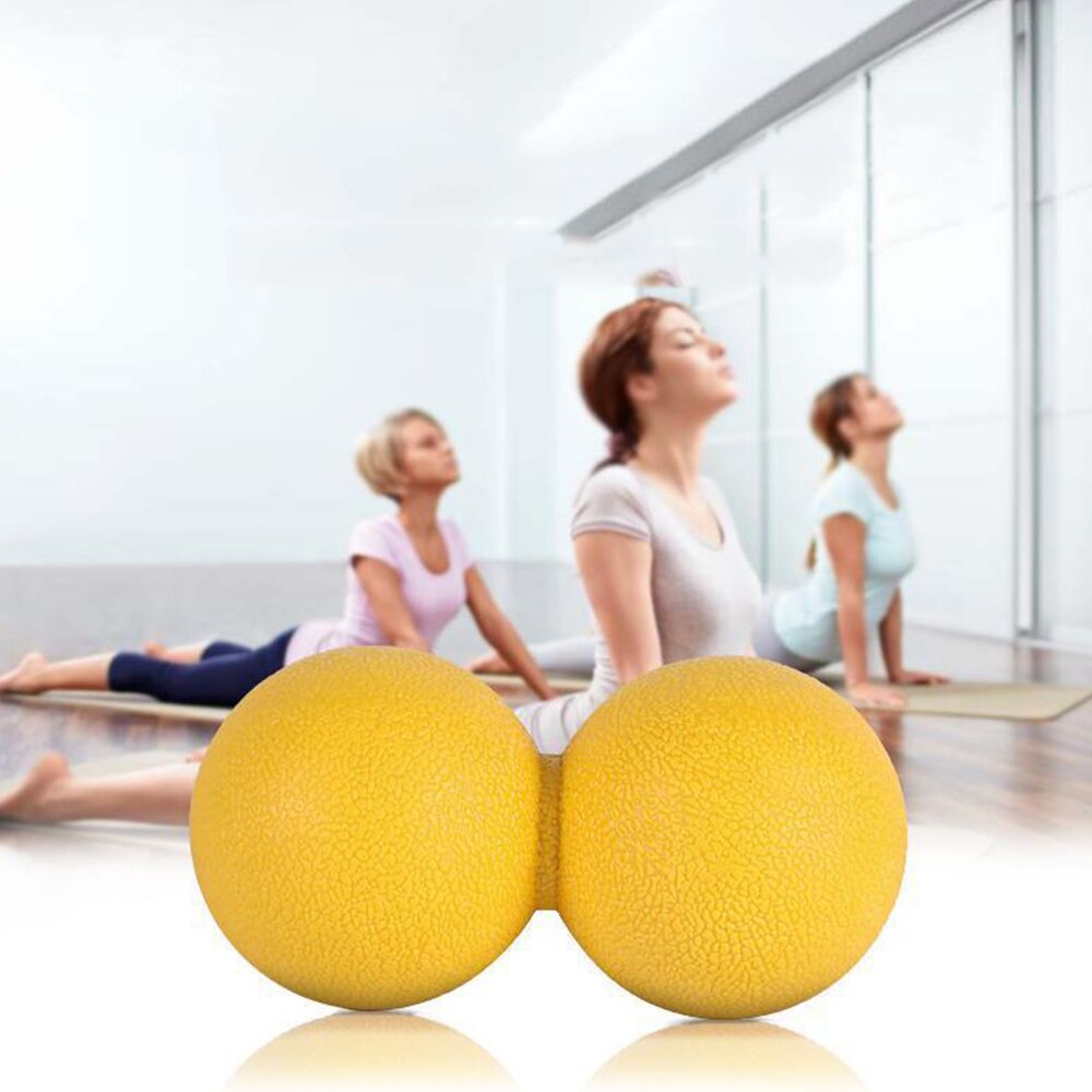 Peanut Massage Ball Double Lacrosse Mobility Ball for Physical Therapy 6.4cm