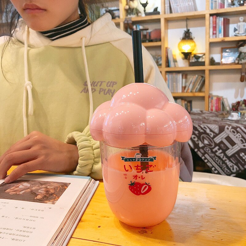 Creatieve Joke Prank Nep Thee Cup Leuke Girly Hart Plastic Bekers, Zuignap Rood Funny Cup