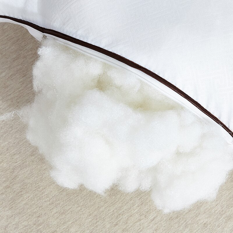 2pz cuscino nucleo Hotel cuscino singolo doppio cuscino tessuto raso di cotone federa Quadrato rettangolo cuscino Bianco morbido cuscini a casa