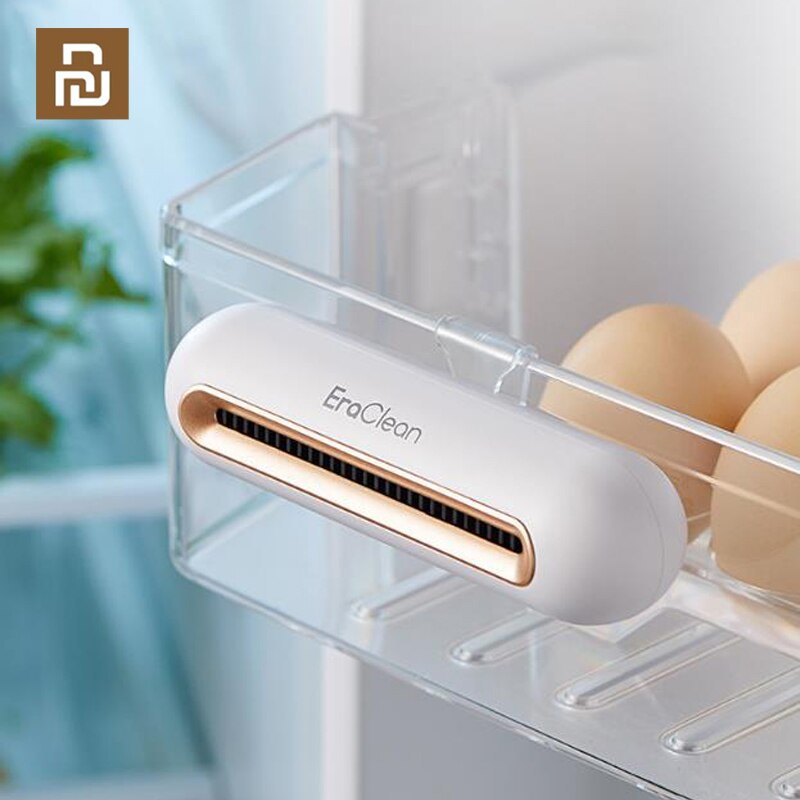 Xiaomi EraClean-Esterilizador desodorizante para refrigerador, purificador de ozono de cocina para el hogar, desodorante recargable y fresco