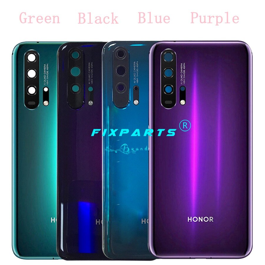 Originele Cover Voor Huawei Honor 20 Pro Terug Batterij Cover Deur Achter Glas Behuizing Case Voor Huawei Honor20 Honor 20 batterij Cover