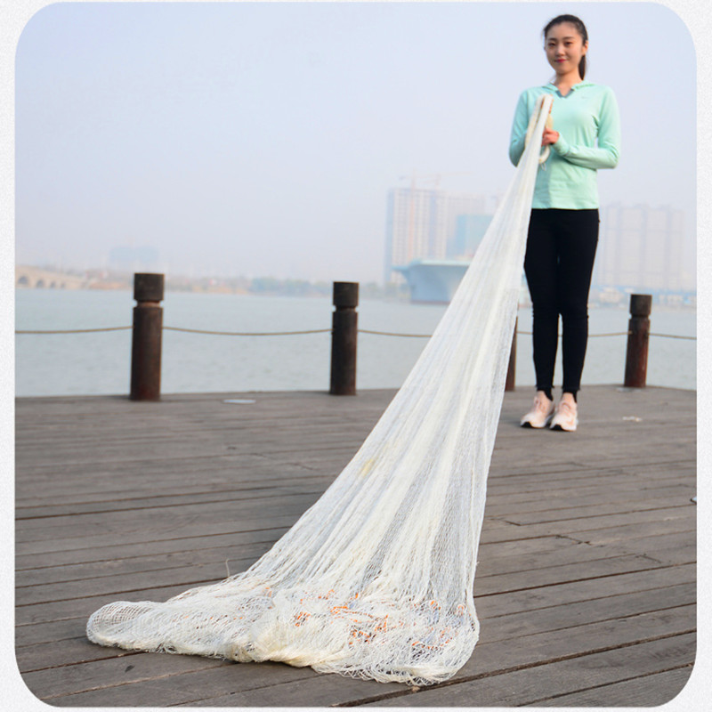 Amerikansk stil kastenet type trawlnet let kaste dæk brug line cast fiskenet