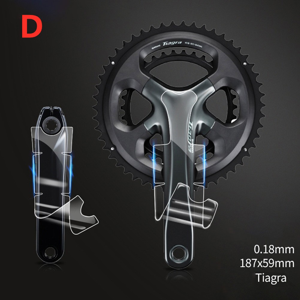 Fahrrad Aufkleber Fahrrad Kurbel Aufkleber Straße Aufkleber TPH TPH Film Fahrrad Kurbel DA R9000 Aufkleber Für SRAM/SHIMAN0 Fahrrad: Burgunderrot
