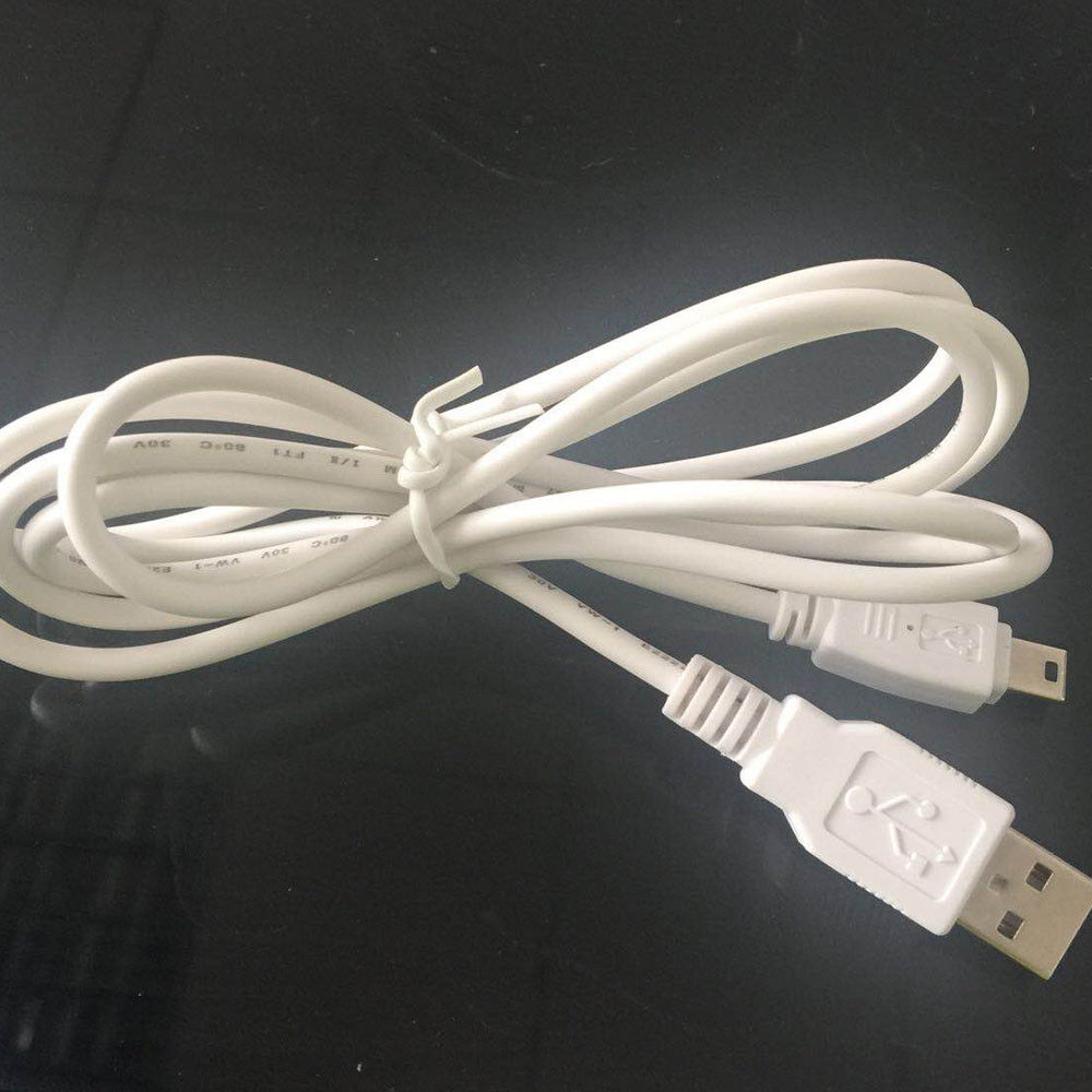 1.5m/5ft USB 2.0 A Male to Mini 5 Pin B OTG Data Sync Charger Power Connector Converter Cable White