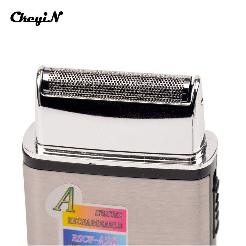 Akumulator golarka elektryczna mężczyzn brzytwa przenośny mini elektryczna maszynka robić golenia wąsy trymer z wymiennym ostrzem pielęgnacja twarzy