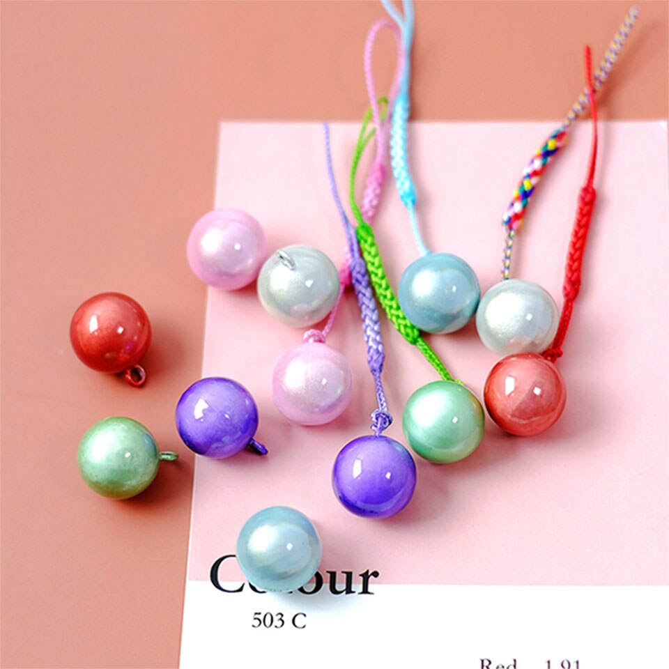 Japanese Water Sound Music Dreamy Bell Smart phone Strap Lanyards for iPhone Samsung Decor Mobile Phone Strap Rope Phone Charm