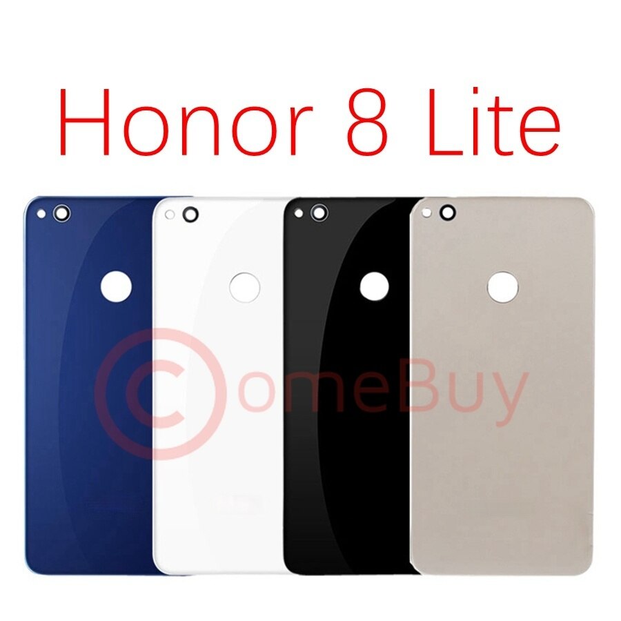 for Honor 8 Back Glass Battery Cover Case Rear Panel Housing For Huawei Honor 8 Lite Back Glass Cover Door Honor8 Replacement