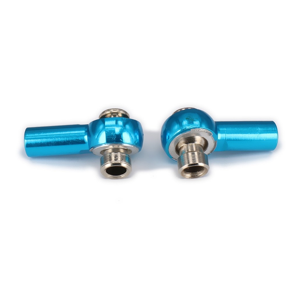 M3 3mm Thread 18mm Length Link Rod End Ball Joint Ball Head Holder Tie rod end, Ball Link for RC car 2pcs Alloy aluminum HSP HPI