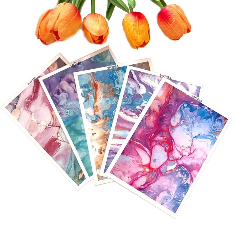 Papier d'argile fleur fruit pour fabrication bijoux boucles d'oreilles en argile, feuille Soluble
