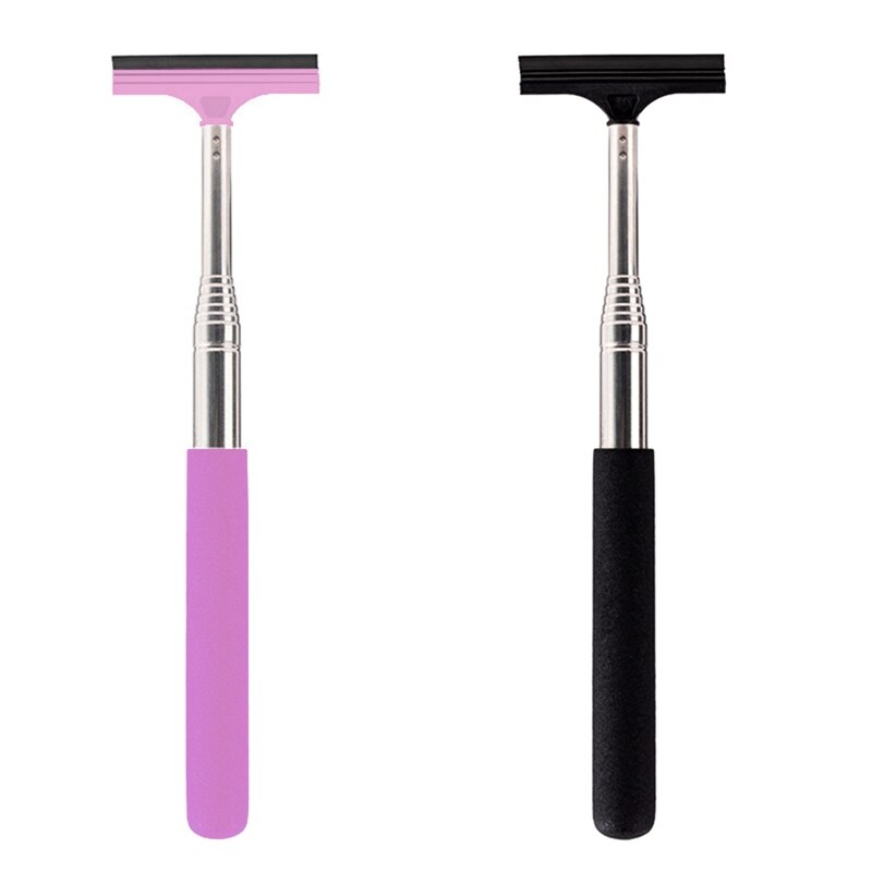 Portable Retractable Rear-View Mirror Wiper Quickly Wipe Water Mist Dirt Auto Car Mirror Glass Wiper Cleaning Tool