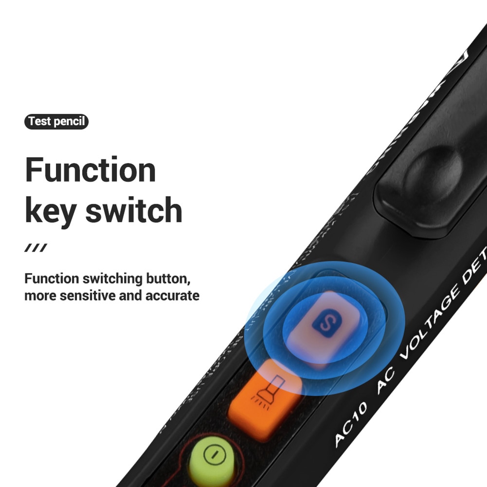 Vd901 contactloze elektrische testerpennen 12-1000v wisselspanningsdetectoren stopcontact voltmeter spanningssensor checker meter tester
