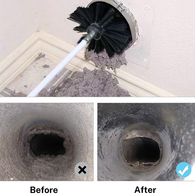 A21F-Droger Vent Reinigingsslang Kit Met Adapter Fit Met Vacuümslang A21F-Droger Vent Reinigingsslang Kit Met Adapter Fit Met Vacuümslang