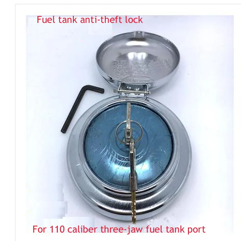 Car Fuel Tank Fuel Port Aluminum Mouth Tsui Iron Fuel Tank Neck Stainless Steel Tank Port Cover Truck Semi-Mounte: Orange