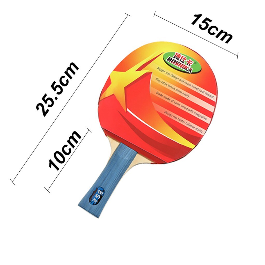 Indoor 2 Player Table Tennis Racket 2PCS Paddle Bat 3Balls Set Double table tennis suit indoor sports#30