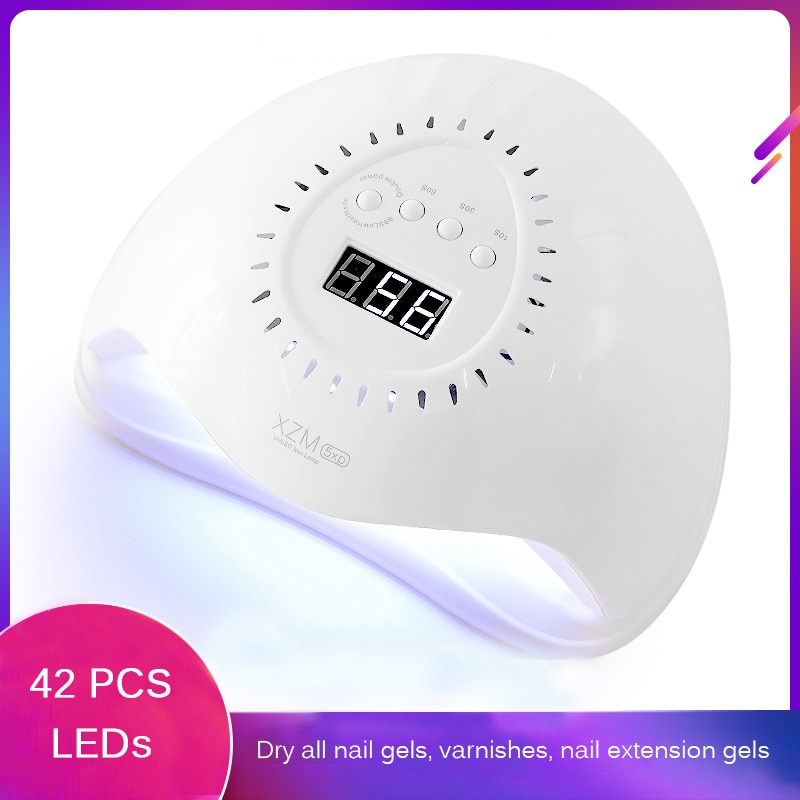 UV lámpara LED para uñas secador/84W 42 Uds LED de hielo de lámpara para manicura/secado lámpara para barniz de uñas Gel polaco y de extensión del Gel de luz