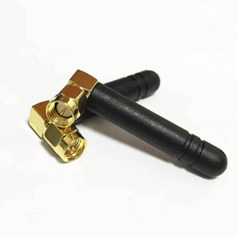 1Pc 3G Gsm Antenna 900-1800Mhz 1.5Dbi Omni Sma Male Right Angle Cdma Wcdma Tdscdma Aerial Phone Antenna